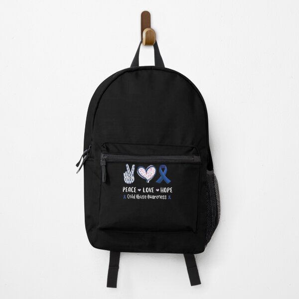 Item preview, Peace Love Hope Child Abuse Awareness Ribbon designed and sold by JPKallas.