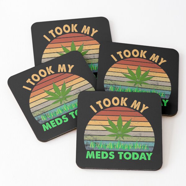Item preview, I Took My Meds Today Vintage Marijuana Cannabis Weed designed and sold by FordLixBe.