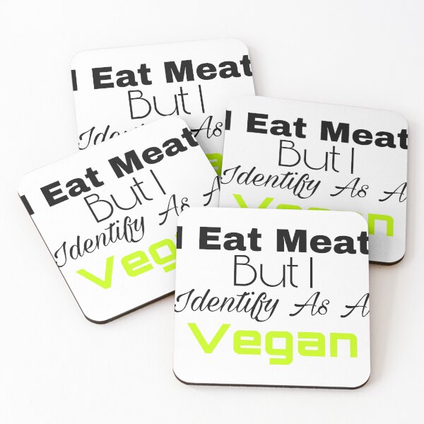 Item preview, I Eat Meat But I Identify As A Vegan designed and sold by Yeewen88.