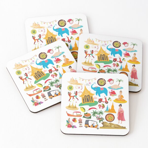 Item preview, Thailand Travel Icons designed and sold by FancyPlanet.