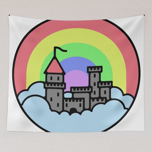 Item preview, Sky Castle, raibow designed and sold by ondrejcreates.