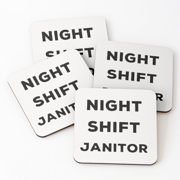 Item preview, Night shift janitor designed and sold by Lakki-s.