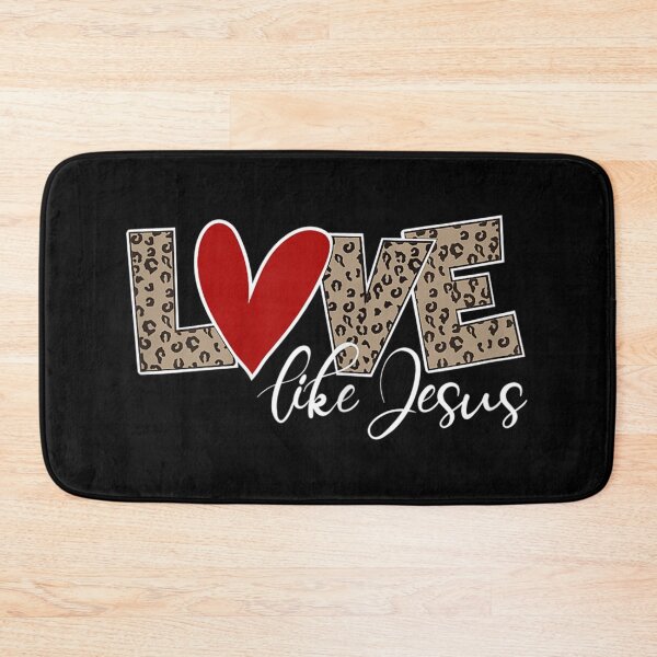 Item preview, Womens Love Like Jesus Leopard Print Valentines Day designed and sold by NealadaSpeck.