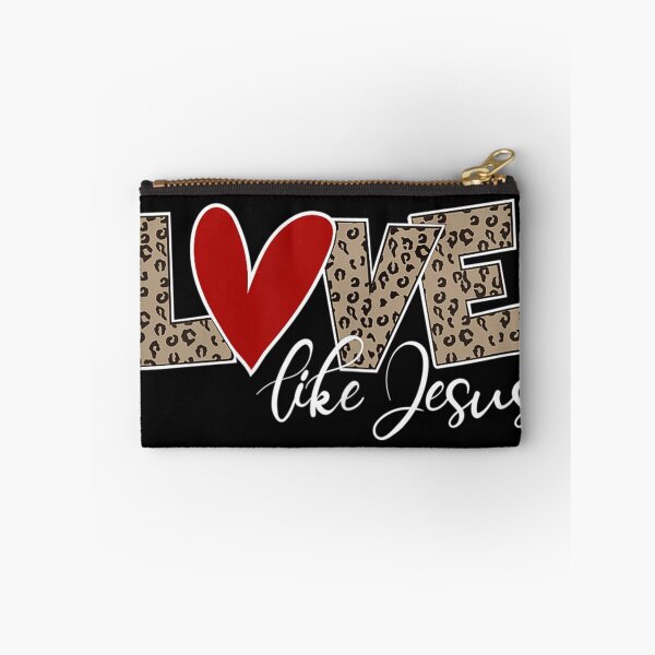 Item preview, Womens Love Like Jesus Leopard Print Valentines Day designed and sold by NealadaSpeck.