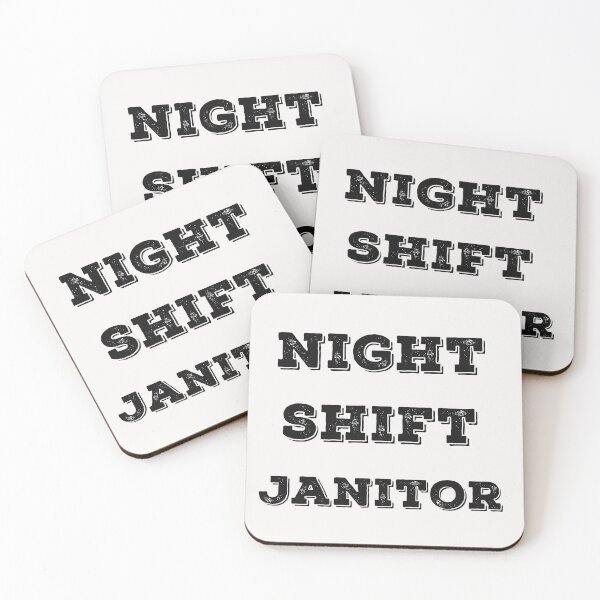 Item preview, Night shift janitor designed and sold by Lakki-s.