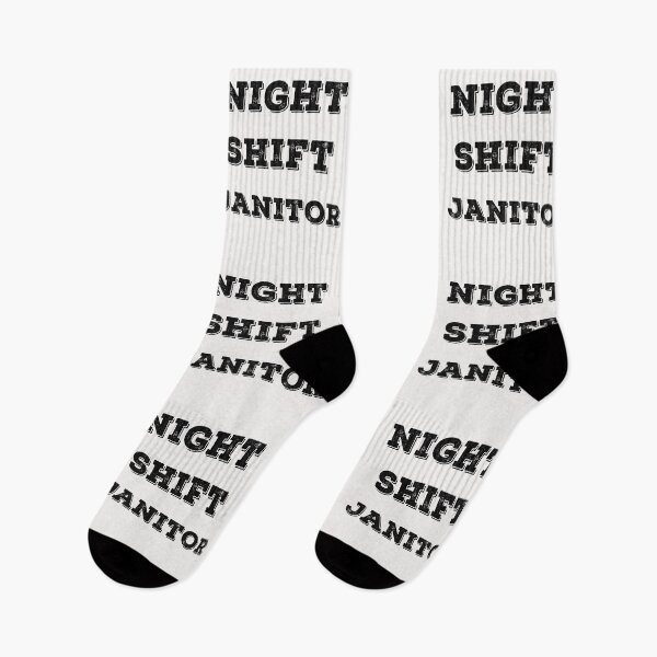 Item preview, Night shift janitor designed and sold by Lakki-s.