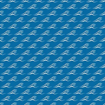 Artwork thumbnail, Ocean Wave Patterns by PatternGallery