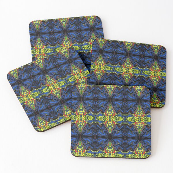 Item preview, Kallexos-Design- Yellow in Blue Cross- Hippie Fantasy Design designed and sold by Kallexos.