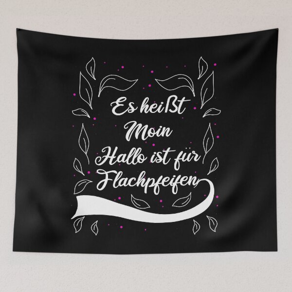 Item preview, It's Called Moin Hallo Is For Flat Pipes designed and sold by AOCreativeProd.
