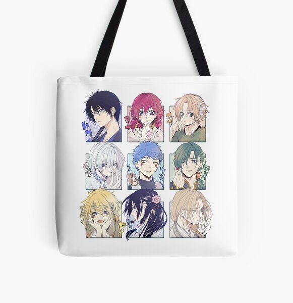 Large Tote Bag Sad Girl Bad Girl Anime Waifu Babe Grocery 