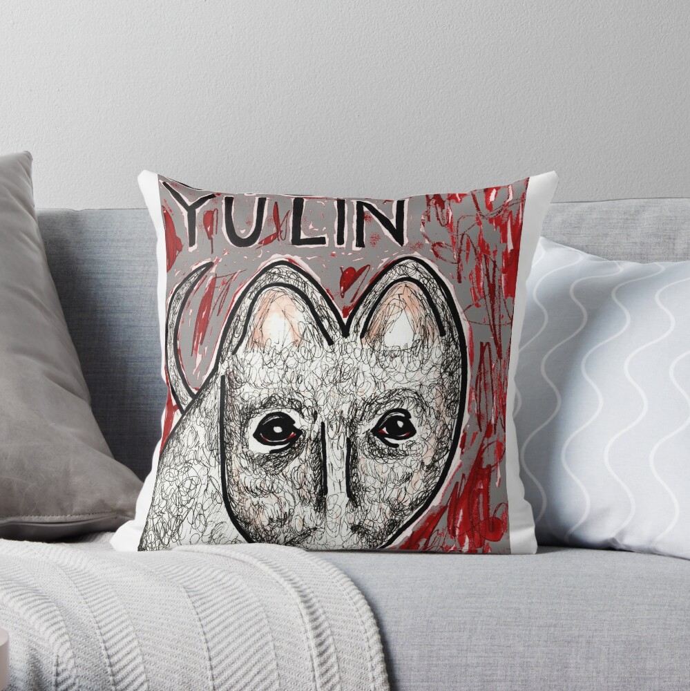 Item preview, Throw Pillow designed and sold by ViciousVegan.