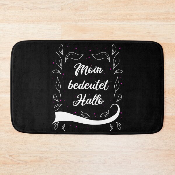 Item preview, Moin Means Hello Hamburg Saying designed and sold by AOCreativeProd.