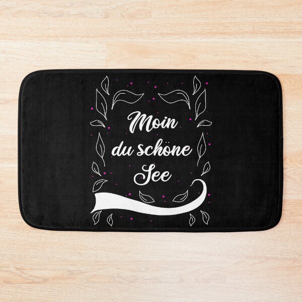Item preview, Moin Du Beautiful Lake Hamburg Saying designed and sold by AOCreativeProd.