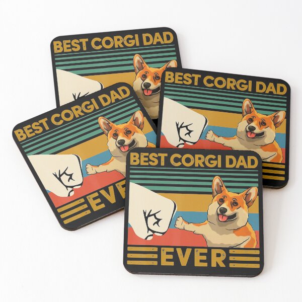 Item preview, BEST corgi DAD EVER Bump fist Vintage designed and sold by Nikogol.
