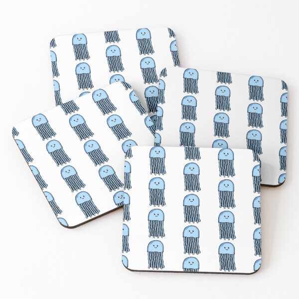 Item preview, Oceancreature, Light Blue Happy Jellyfish designed and sold by Barolina.