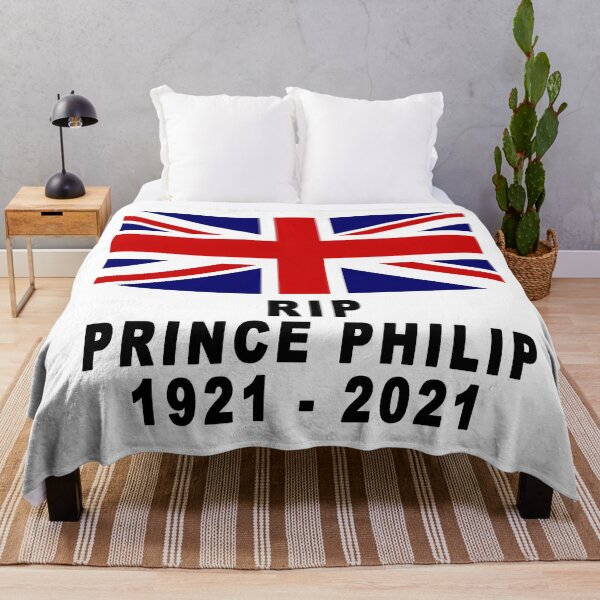 Item preview, RIP PRINCE PHILIP IN BLACK LETTERS LARGE PRINT designed and sold by adettras.
