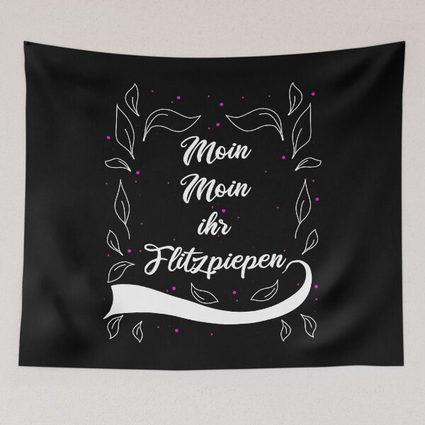 Item preview, Moin Moin Her Flitzpiepen Hamburg Saying designed and sold by AOCreativeProd.