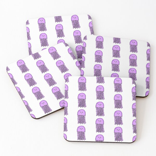Item preview, Oceancreature, Pastel Purple Happy Jellyfish designed and sold by Barolina.