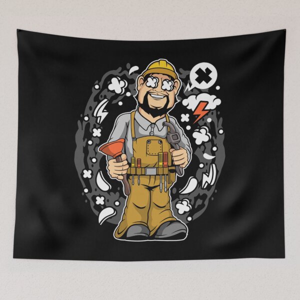 Item preview, Plumber Pop Art designed and sold by JishsawRose.