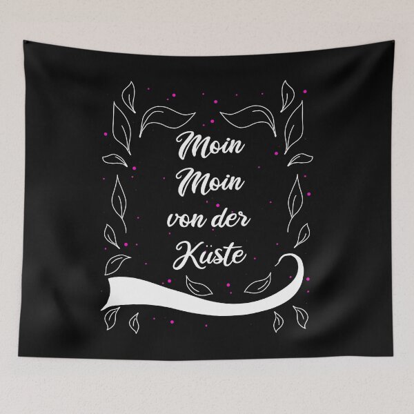 Item preview, Moin Moin From The Coast Of Hamburg Saying designed and sold by AOCreativeProd.