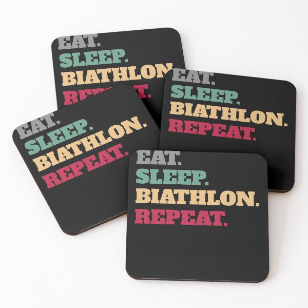 Item preview, Eat Sleep Biathlon Biathlonist Repeat designed and sold by Salvadax.