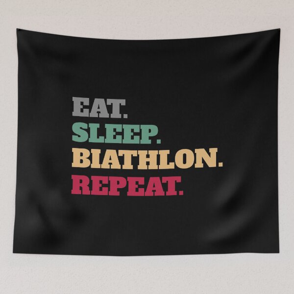Item preview, Eat Sleep Biathlon Biathlonist Repeat designed and sold by Salvadax.