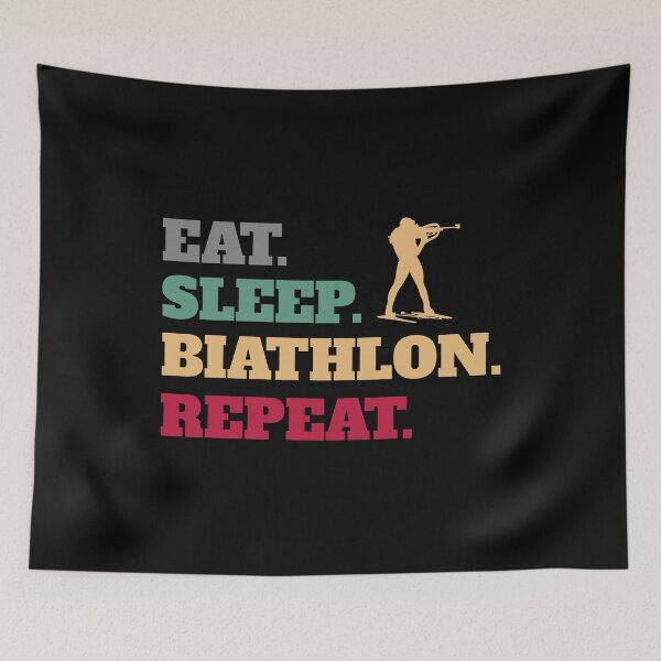 Item preview, Eat Sleep Windsurf Biathlon Biathlonist Repeat designed and sold by Salvadax.