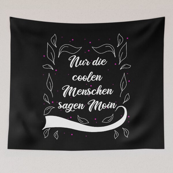 Item preview, Only The Cool People Say Moin Say designed and sold by AOCreativeProd.