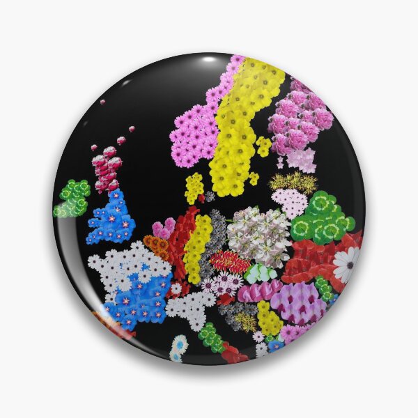 Item preview, Floral European map designed and sold by cizito.