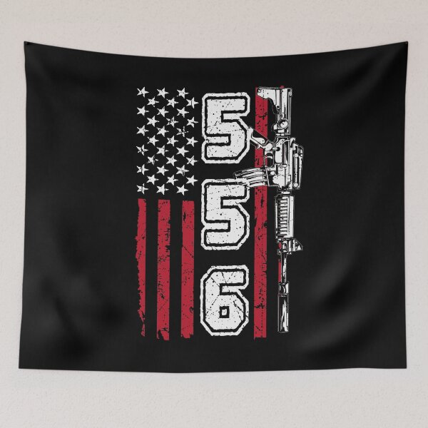 Item preview, 556 Ar 15 American Flag designed and sold by royaltea111.