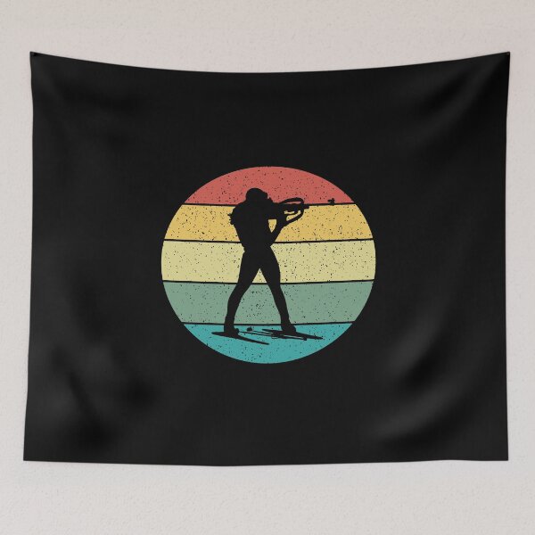 Item preview, Retro Vintage Biathlon Biathlonist Athlete designed and sold by Salvadax.