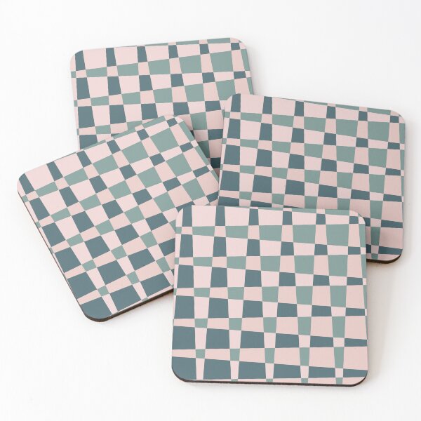Item preview, Green and Pink Abstract Shapes 3 designed and sold by BilgePaksoylu.
