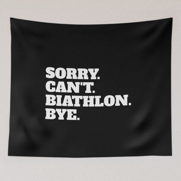 Item preview, Funny Sorry Can't Biathlon Bye designed and sold by Salvadax.