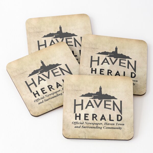 Item preview, Haven Herald Newspaper Logo designed and sold by HavenDesign.