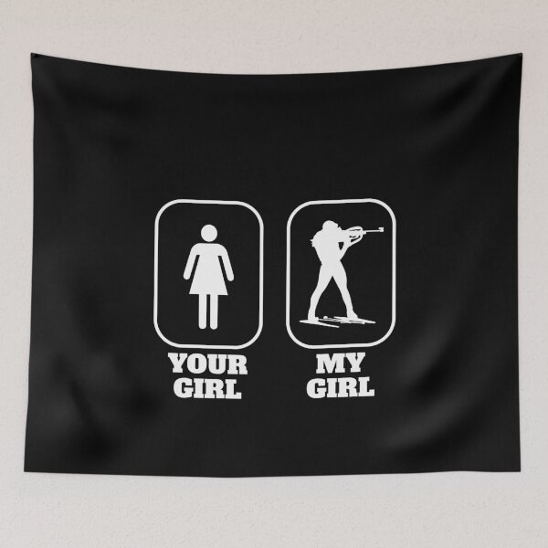 Item preview, Funny Biathlon Biathlete Biathlonist Girlfriend Boyfriend designed and sold by Salvadax.