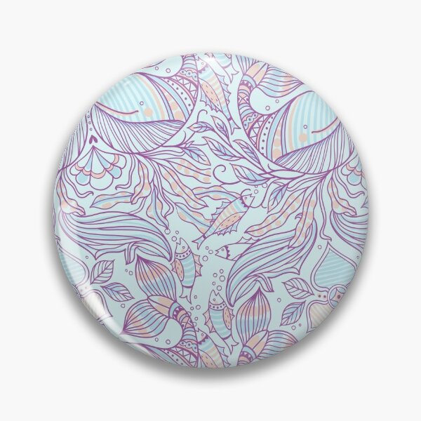 Item preview, Purple Fish Patterns designed and sold by PatternGallery.