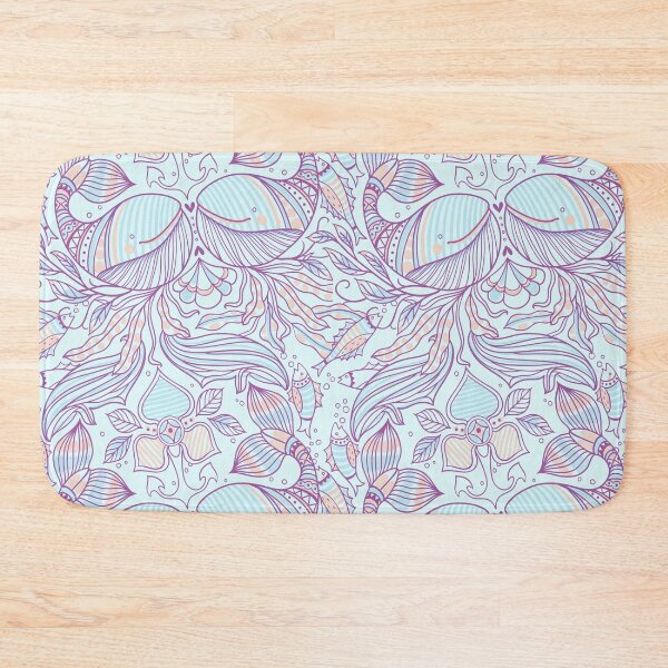 Item preview, Purple Fish Patterns designed and sold by PatternGallery.