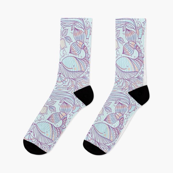 Item preview, Purple Fish Patterns designed and sold by PatternGallery.