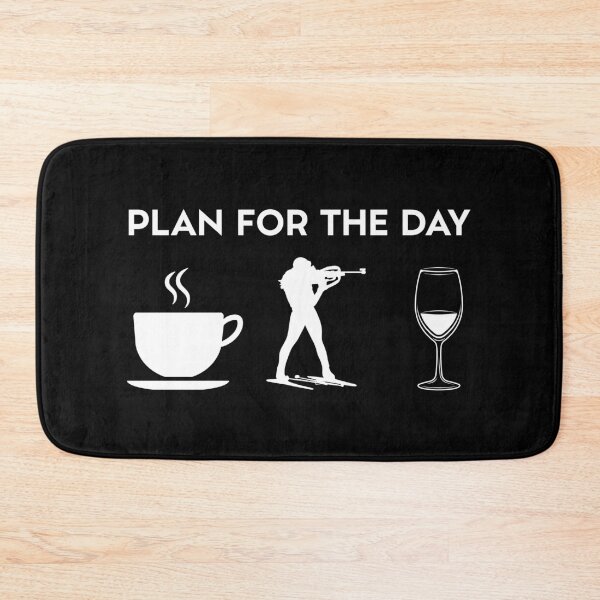 Item preview, Funny Coffee Biathlon Biathlonist Wine designed and sold by Salvadax.