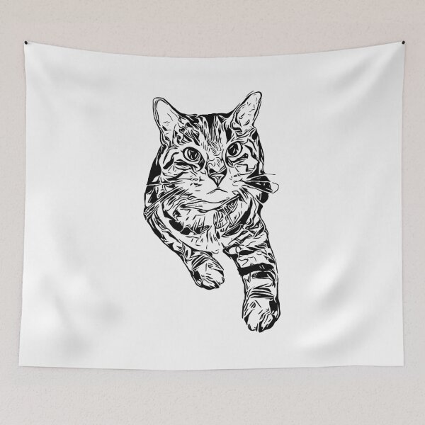 Item preview, Cute cat with red nose designed and sold by ibrahim2022.