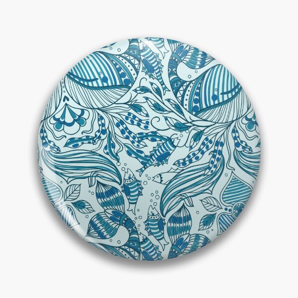 Item preview, Blue Fish Patterns designed and sold by PatternGallery.