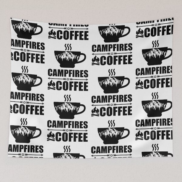 Item preview, Campfires And Coffee designed and sold by GravitiTees.