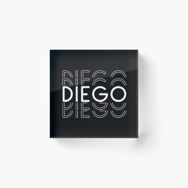 Item preview, Diego Name in Black and White Style designed and sold by Time-is-Money.