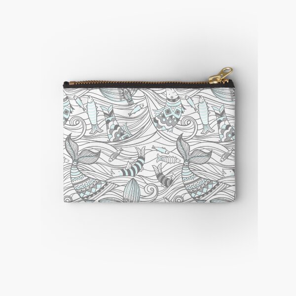 Item preview, Grey Ocean and Fish Moody Patterns designed and sold by PatternGallery.