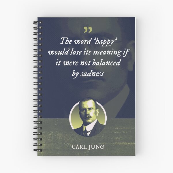 Item preview, Carl Jung - The word 'happy' would lose its meaning if it were not balanced by sadness designed and sold by Syahrasi.