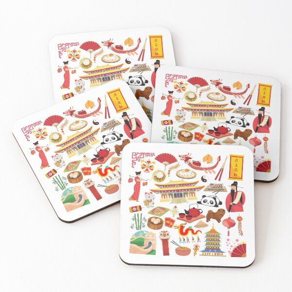 Item preview, China Travel Icons designed and sold by FancyPlanet.