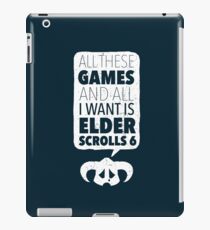 Over-Encumbered By Choice iPad Case/Skin