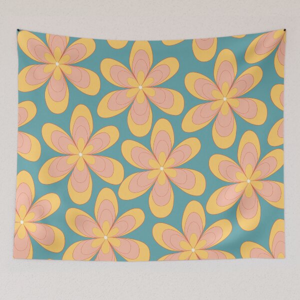 Item preview, Summer Vintage Colored Flowers designed and sold by ckylin.