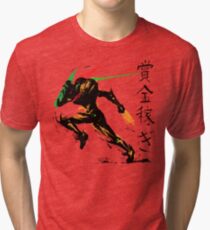 Samus Aran Tri-blend T-Shirt