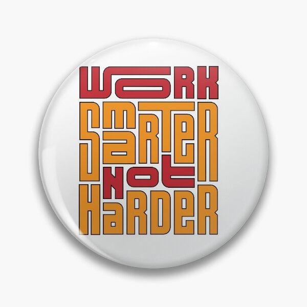 Item preview, Work smarter not harder typography designed and sold by NexeDesigns.